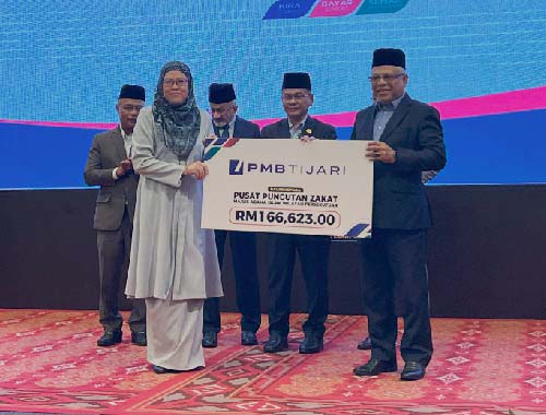 PRESS STATEMENT - PMB Tijari Pays Business Zakat Amounting to Over RM160,000.00 to PPZ-MAIWP